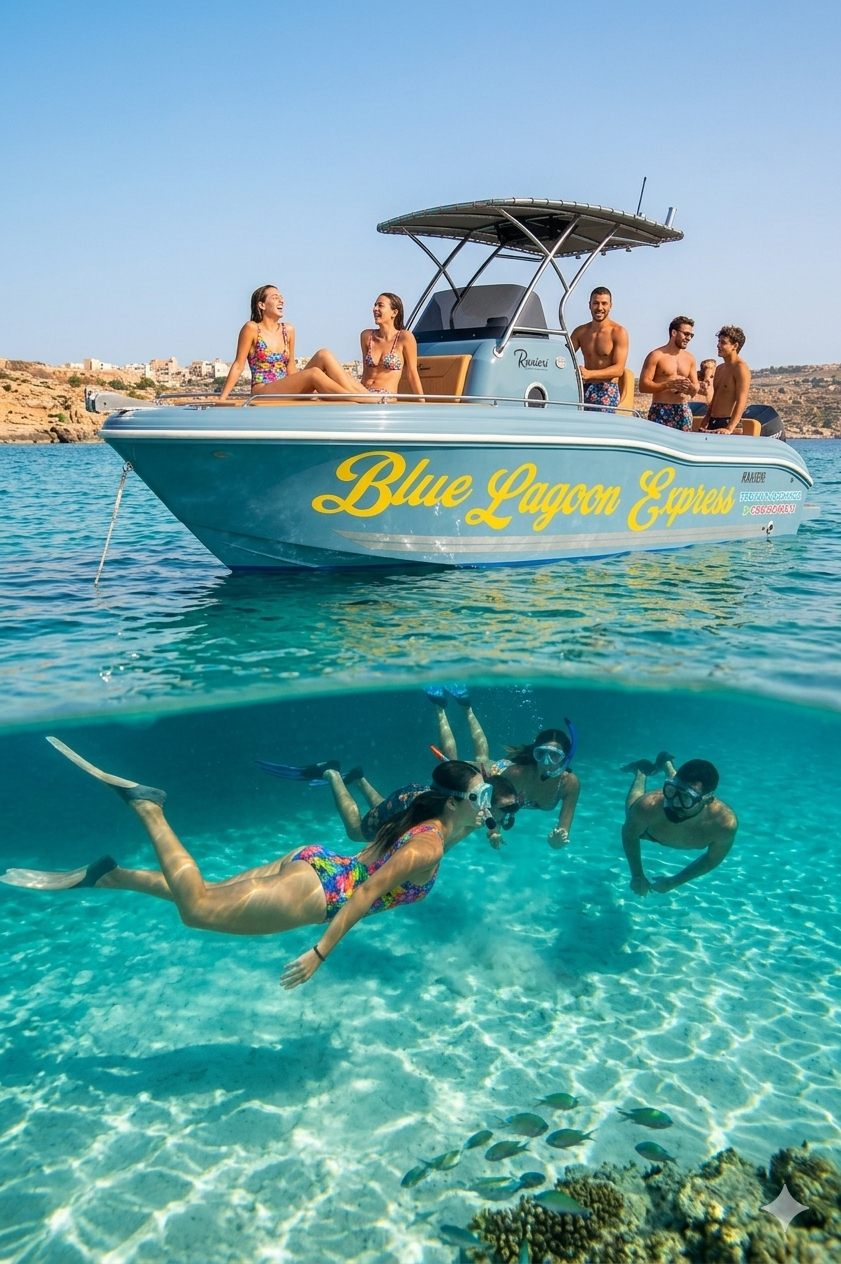 Blue Lagoon Express · Ranieri 25ft yacht